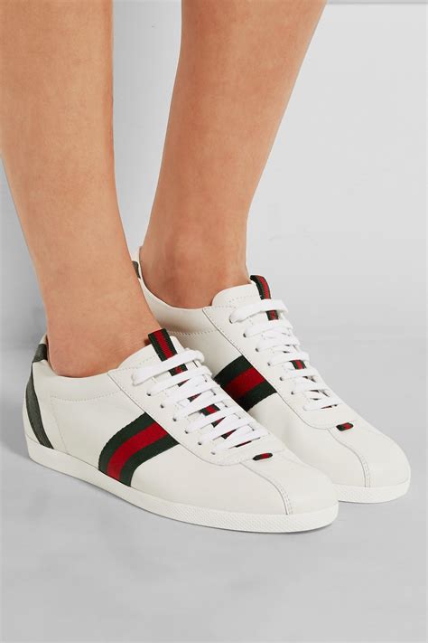 gucci schuhe damen sneaker weiß|gucci trainers white.